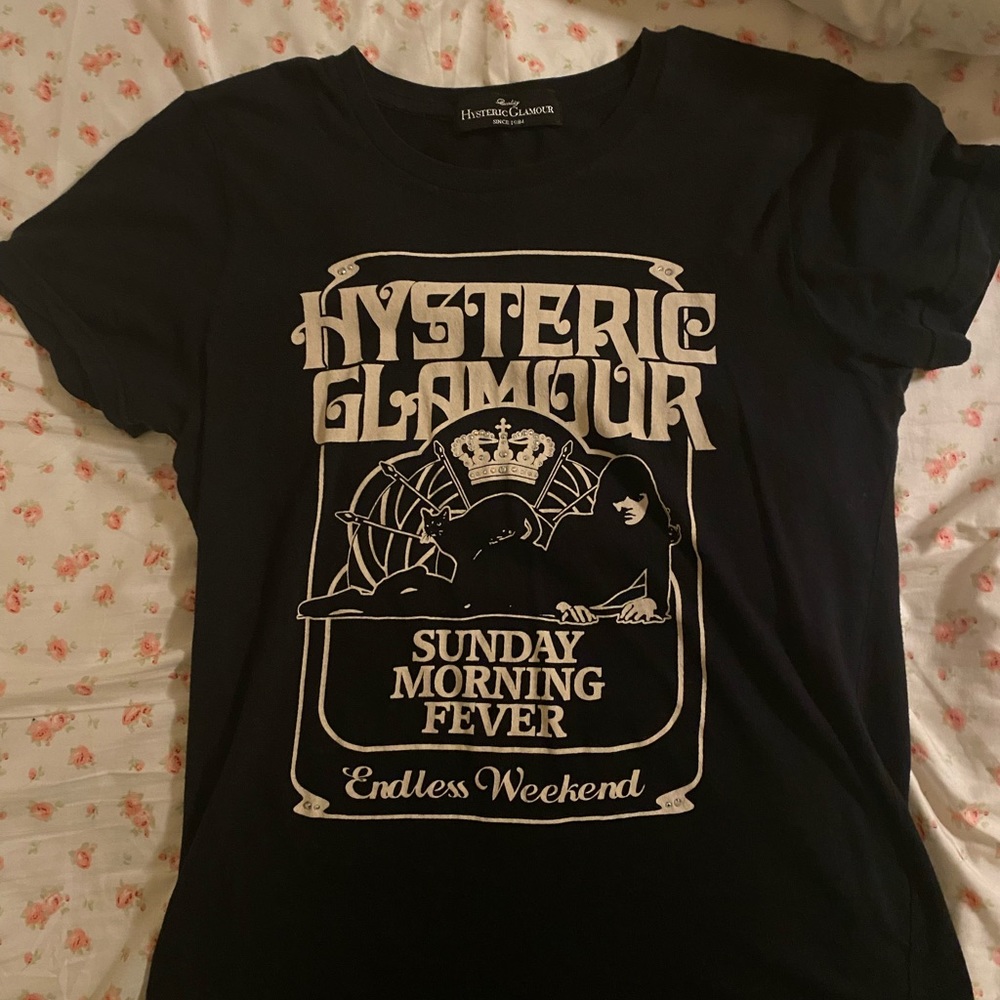 Hysteric glamour black top